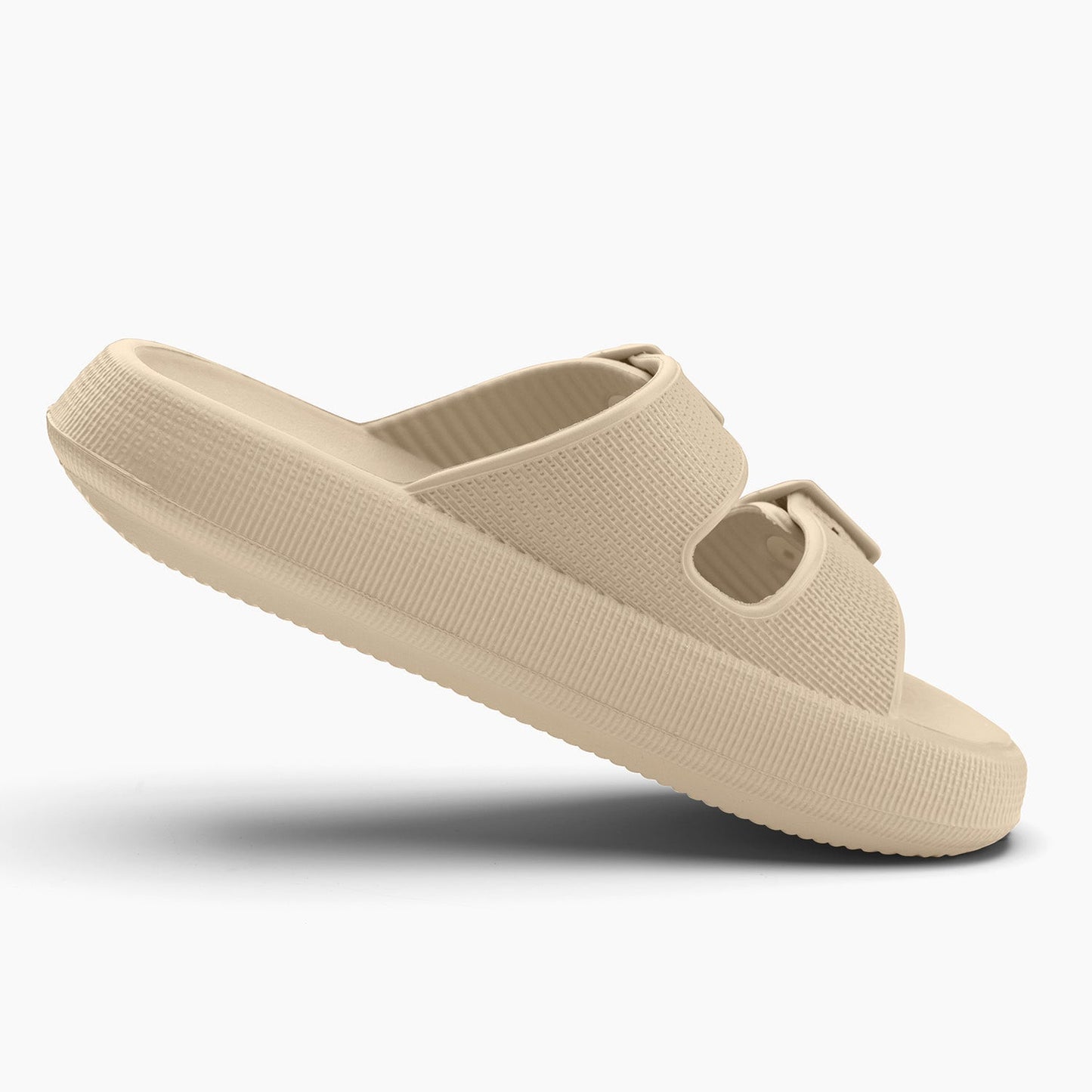 2x1 SANDALIAS – BEIGE CON DOBLE HEBILLA, CONFORT PREMIUM